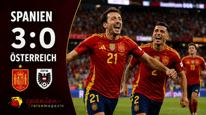 Spanien siegt 3:0. Graphik Alexander Gresbek Spanien besiegt Österreich