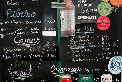 Spanische Bar Bar in Nordspanien