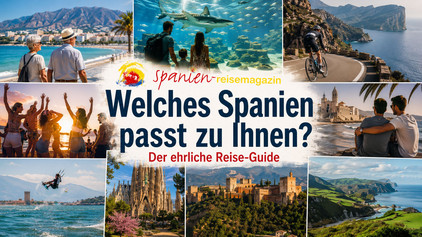 Spanienurlaub ist vielfältig. Graphik Alexander Gresbek Graphik zum Spanienurlaub