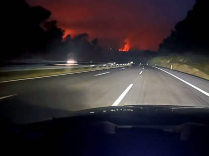 Feuer 2025 in Nordwestspanien Waldbrand in Galicien